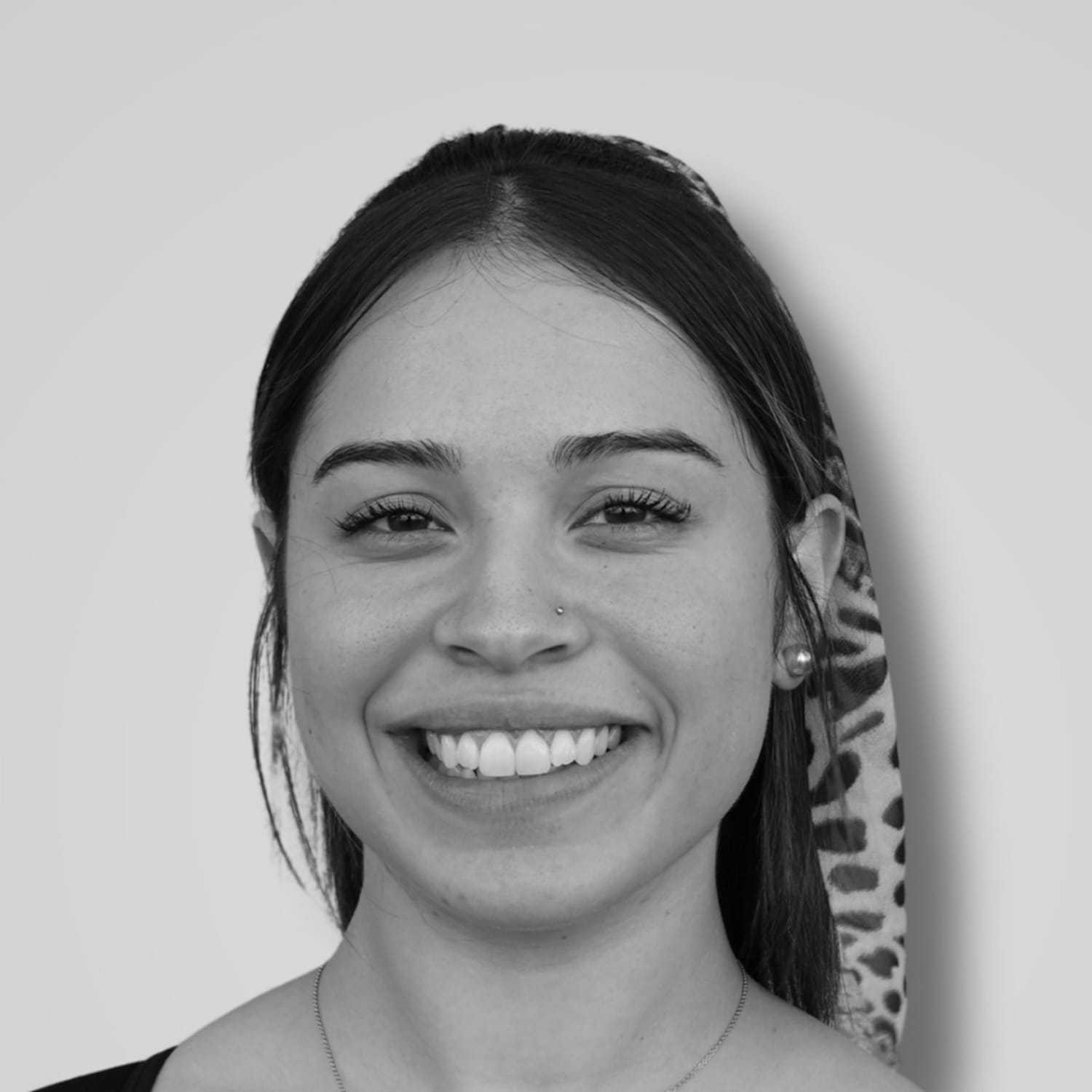 Portrait of Danielle P., a professional stylist at Cameo Salon & Spa, showcasing their expertise and style.